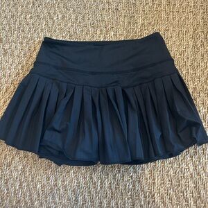 Elegant Black Skater Skirt